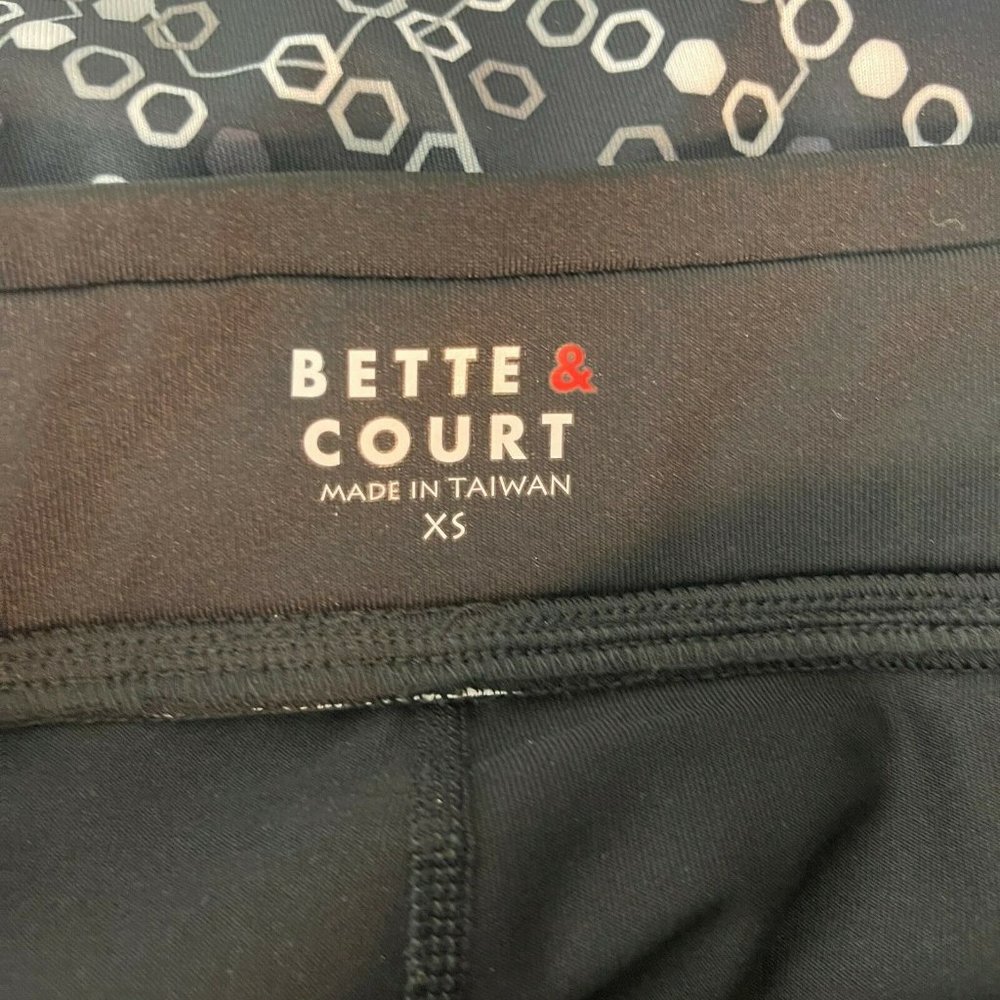 Bette & Court Skort Mini Skirt Shorts Black White - Picture 5 of 6
